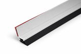 Veda Fresta Porta Borracha PVC – 90cm – Alumínio