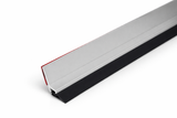 Veda Fresta Porta Borracha PVC – 90cm – Alumínio