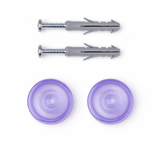 Batedor de Porta – PVC CRISTAL, c/ parafusos