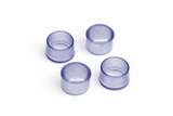 Ponteira 5/8" Externa PVC – Transparente – 4 unid