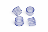 Ponteira 5/8" Externa PVC – Transparente – 4 unid