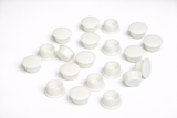 Tapa Furo 10mm Branco – 20 pçs