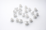 Tapa Furo 6mm Branco – 20 pçs