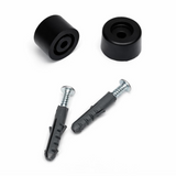 Batedor de Porta – PVC PRETO, c/ parafusos