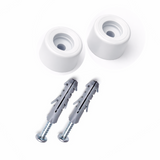 Batedor de Porta – PVC BRANCO, c/ parafusos